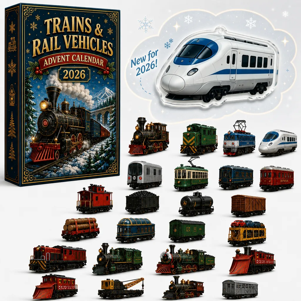 Ifchooseu - Build the Fleet Collection 24-Day Vehicle Advent Calendar Series Christmas Gifts