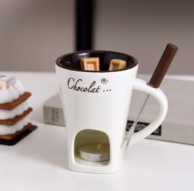 Ifchooseu - Romance In A Cup - For Chocolate, Cheese, Caramel Fondue