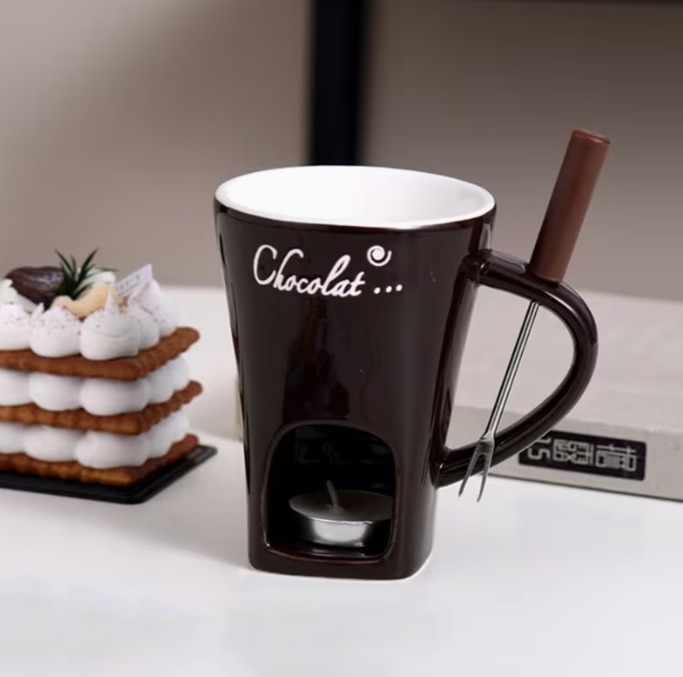 Ifchooseu - Romance In A Cup - For Chocolate, Cheese, Caramel Fondue