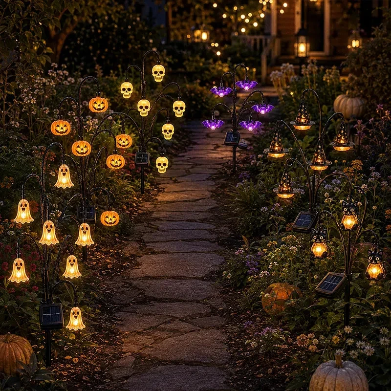 💥 Limited Time 50% OFF – Halloween Solar Tree Stump Light – Magical Outdoor Garden Decoration with Warm Glow for Fall Yard