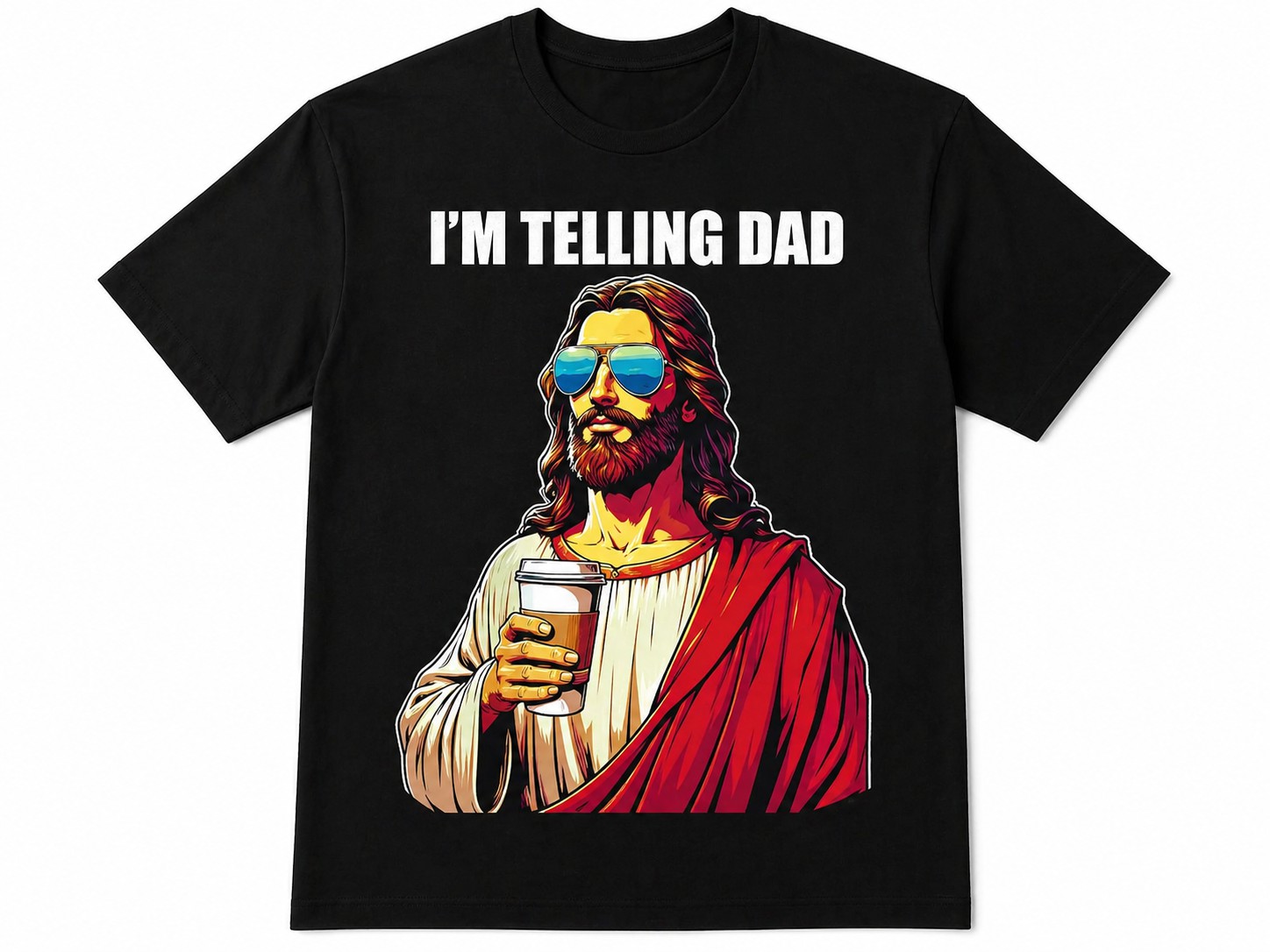 Funny Religious Graphic T-Shirt – Cool Faith Humor Casual Tee