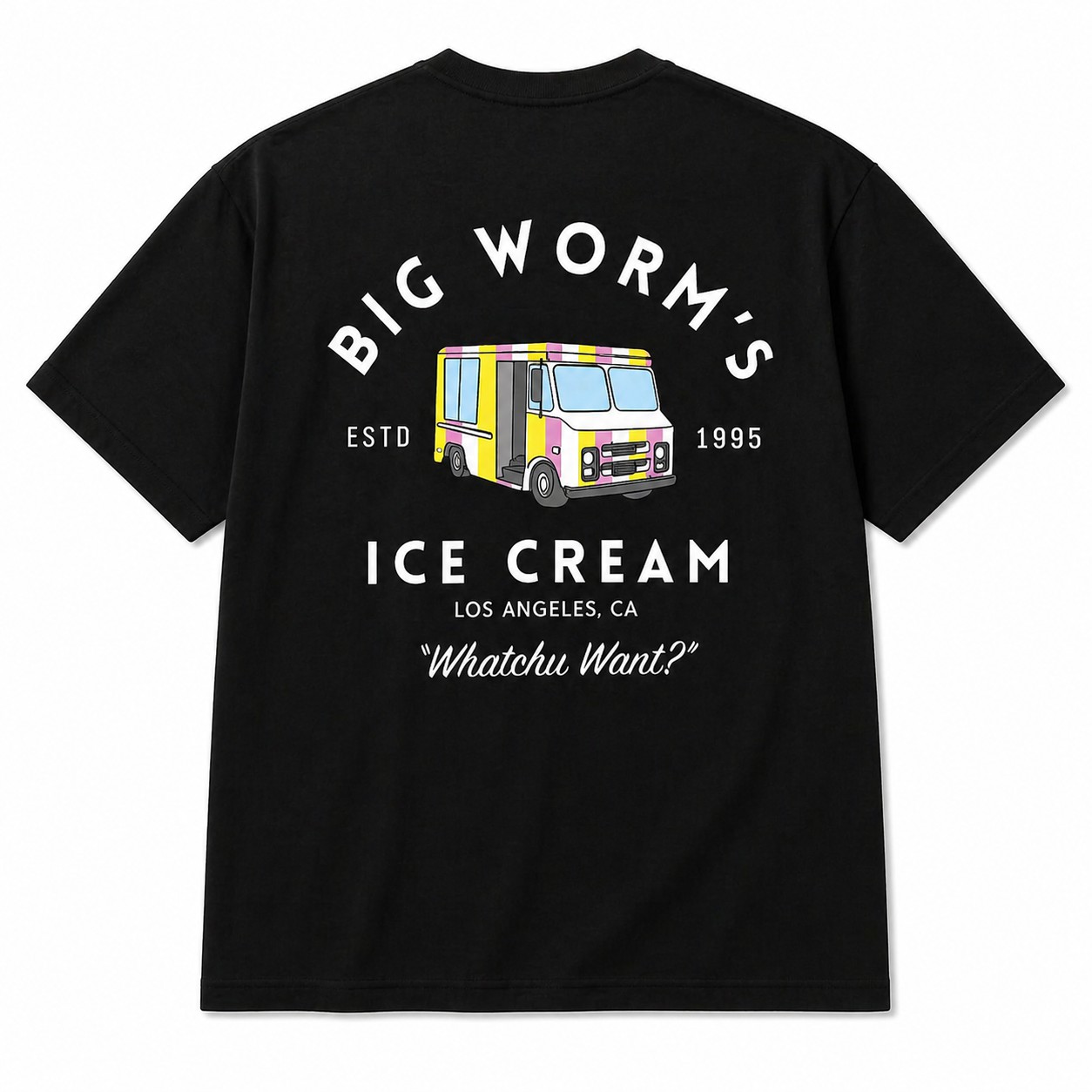 Vintage Ice Cream Truck T-Shirt – Retro Streetwear Graphic Tee