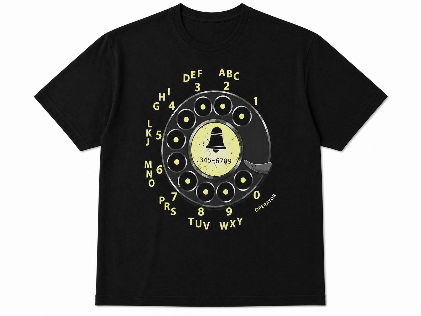 Vintage Rotary Phone T-Shirt – Retro Nostalgia Graphic Tee