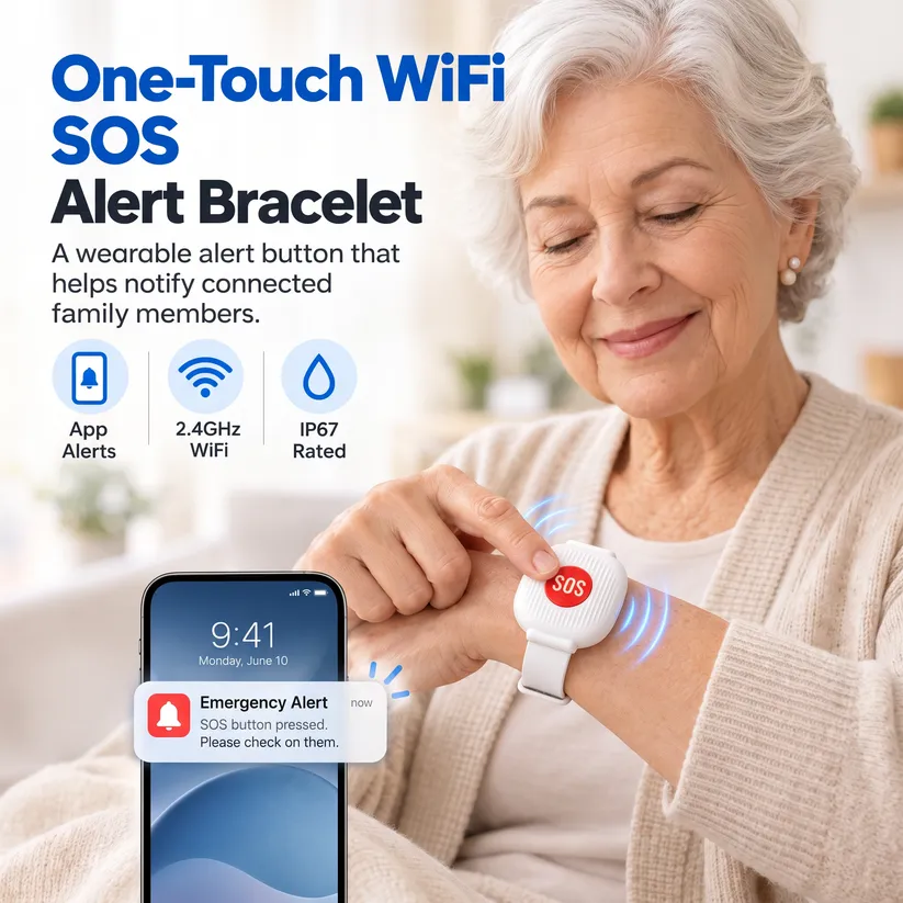 Ifchooseu - 🆘 Emergency Bracelet with SOS Button for Seniors