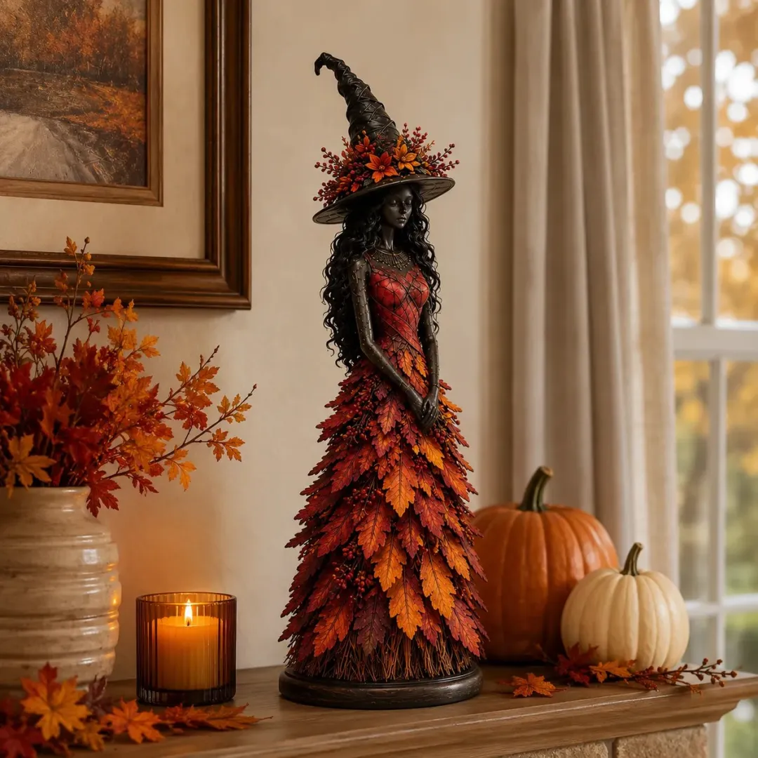 💥LAST DAY 50% OFF - 🧙 Enchanted Autumn Witch Figurine (📦Buy 2 Free Shipping)