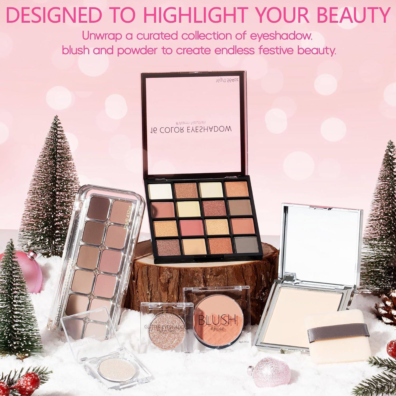 Ifchooseu - Makeup Beauty Advent Calendar 2026, 24 Days Christmas Countdown Calendar for Adults Women & Teen Girls - Cosmetic Advent Full Face Make Up Calendar Kit Xmas Gift Set for Wife Mom Friend