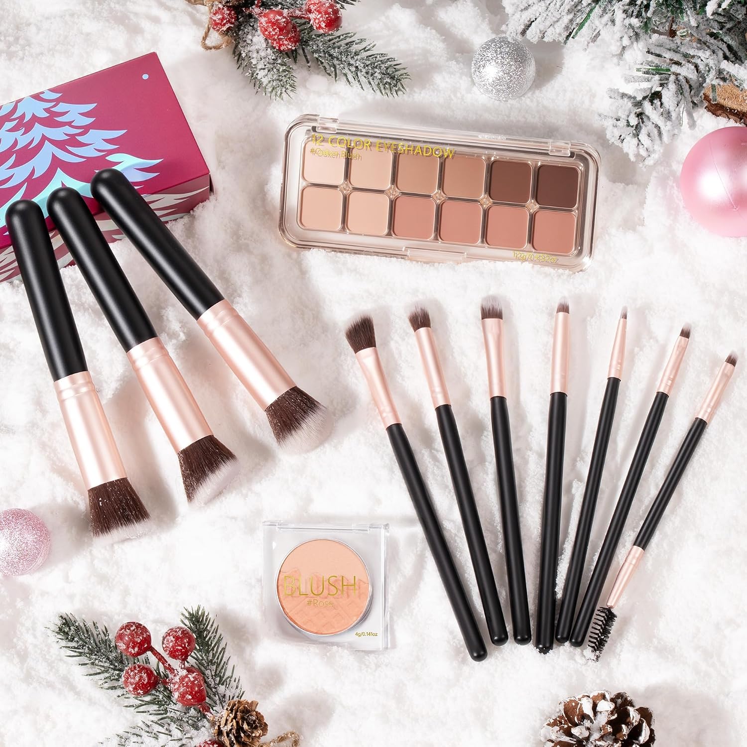 Ifchooseu - Makeup Beauty Advent Calendar 2026, 24 Days Christmas Countdown Calendar for Adults Women & Teen Girls - Cosmetic Advent Full Face Make Up Calendar Kit Xmas Gift Set for Wife Mom Friend