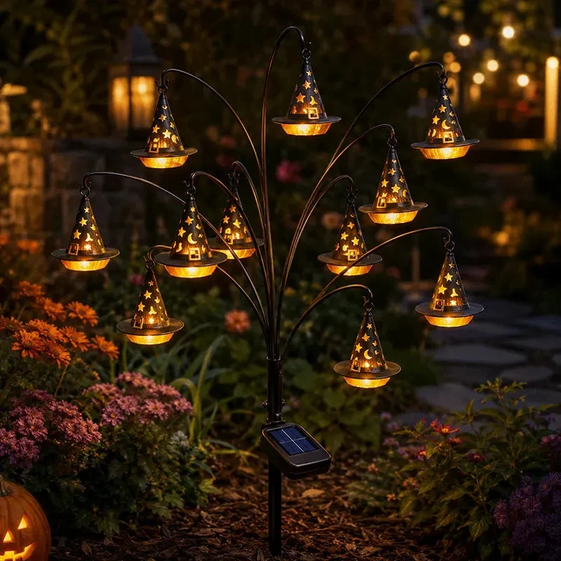 💥 Limited Time 50% OFF – Halloween Solar Tree Stump Light – Magical Outdoor Garden Decoration with Warm Glow for Fall Yard