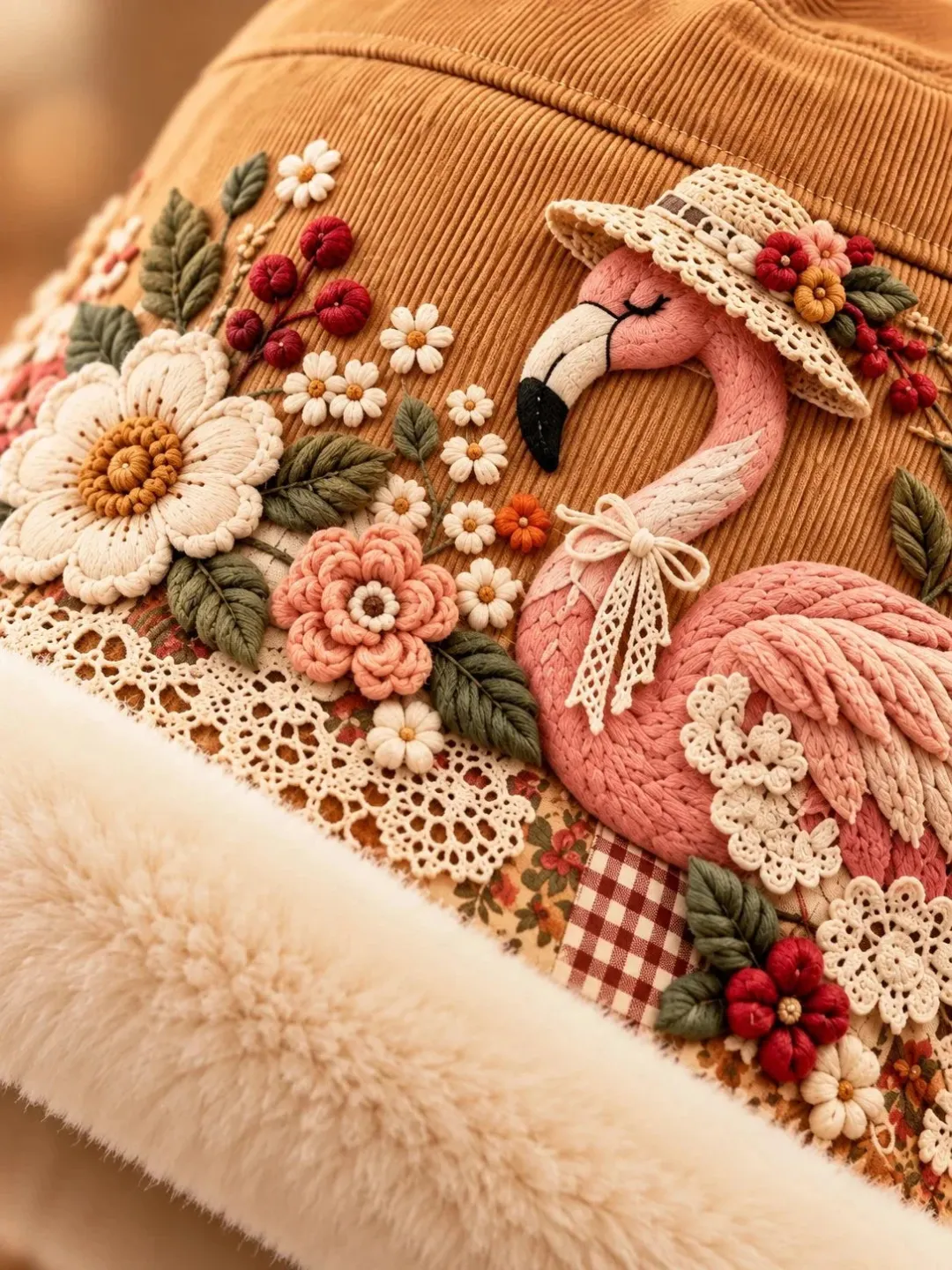 Ifchooseu - Floral & Animal Designs - 🌸 Women’s Cozy Plush-Lined Winter Bucket Hat 