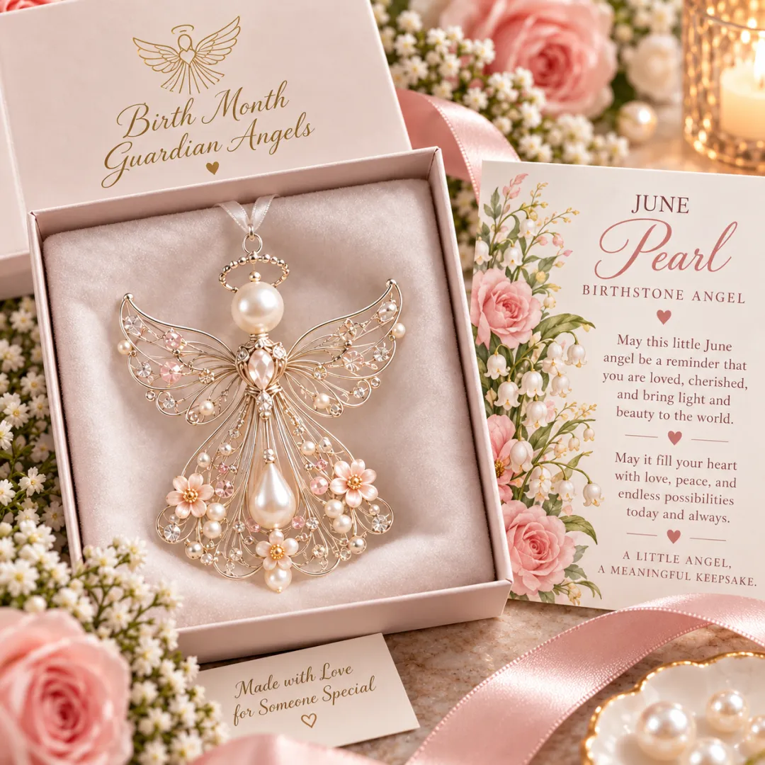 Ifchooseu - ✨👼 Birth Month Guardian Angels — An Angel Chosen Just for You - Christmas Tree Hanging Ornaments
