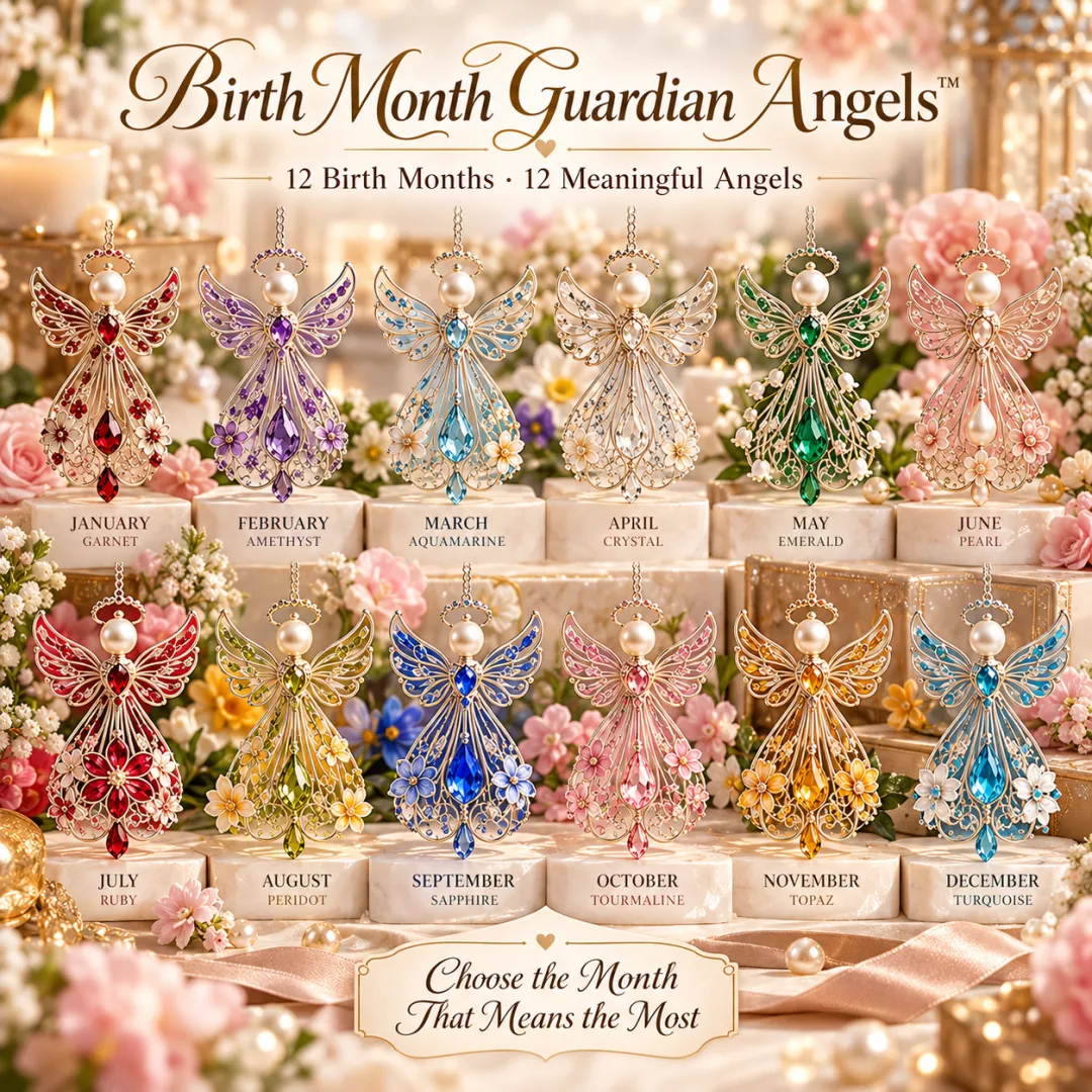 Ifchooseu - ✨👼 Birth Month Guardian Angels — An Angel Chosen Just for You - Christmas Tree Hanging Ornaments