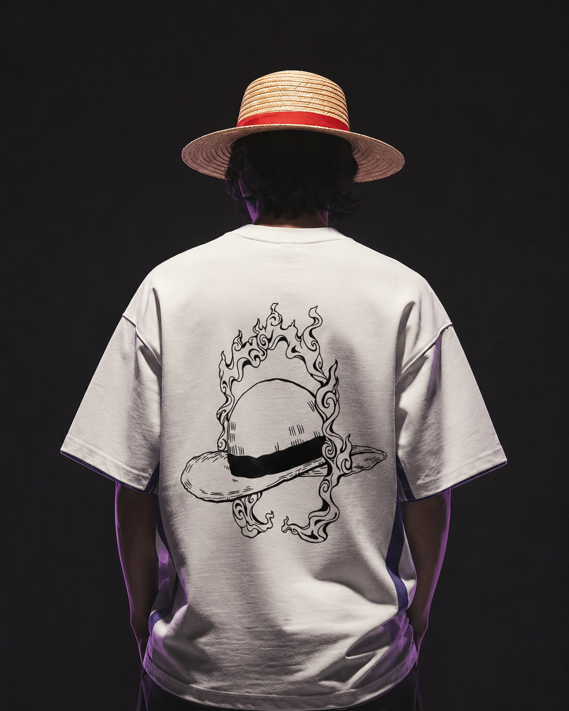 Dream Cross Crack Graphic Oversized T-Shirt – Minimal Streetwear Tee