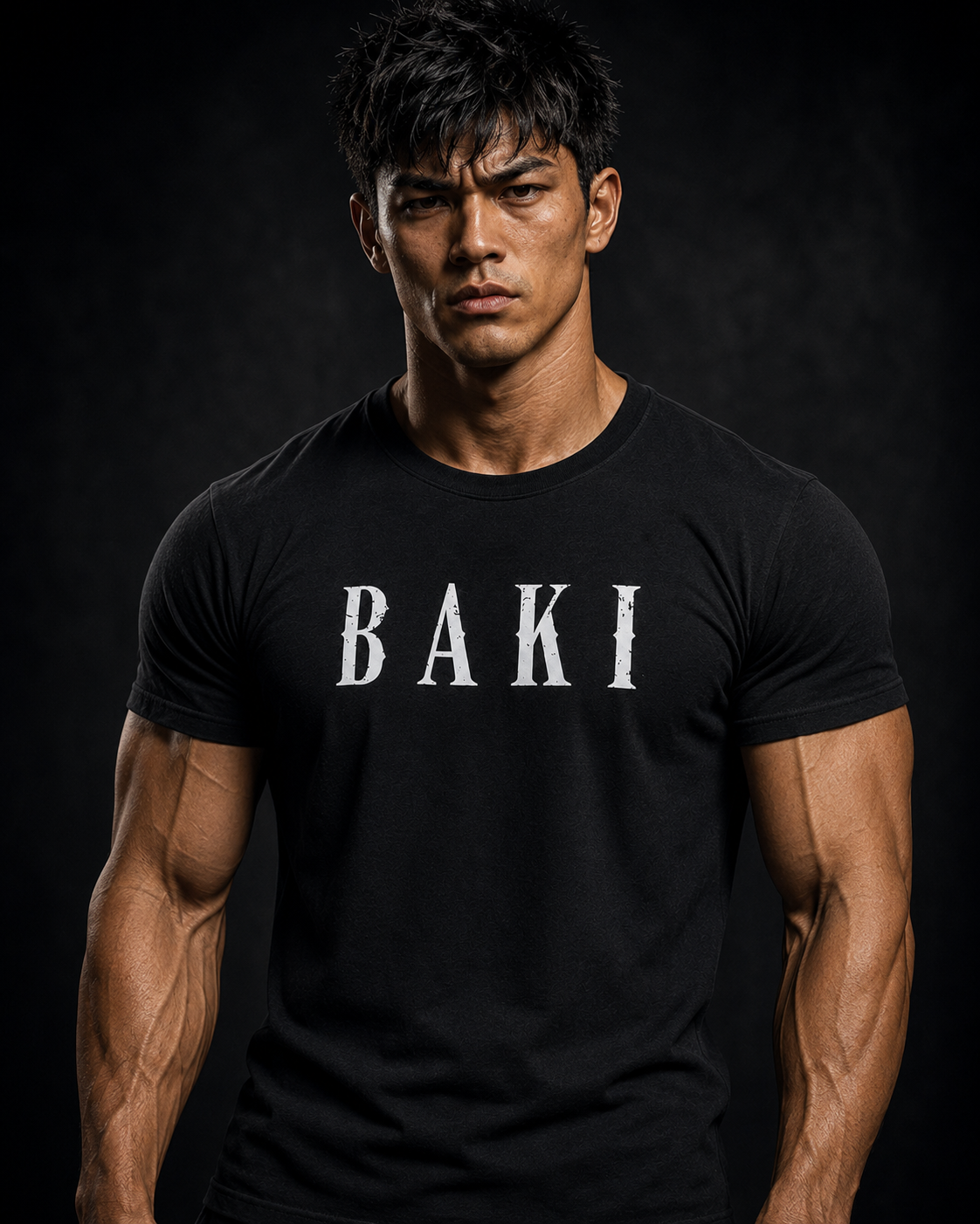 Extreme Muscle Fighter Graphic Tee – Vintage Combat Training Streetwear