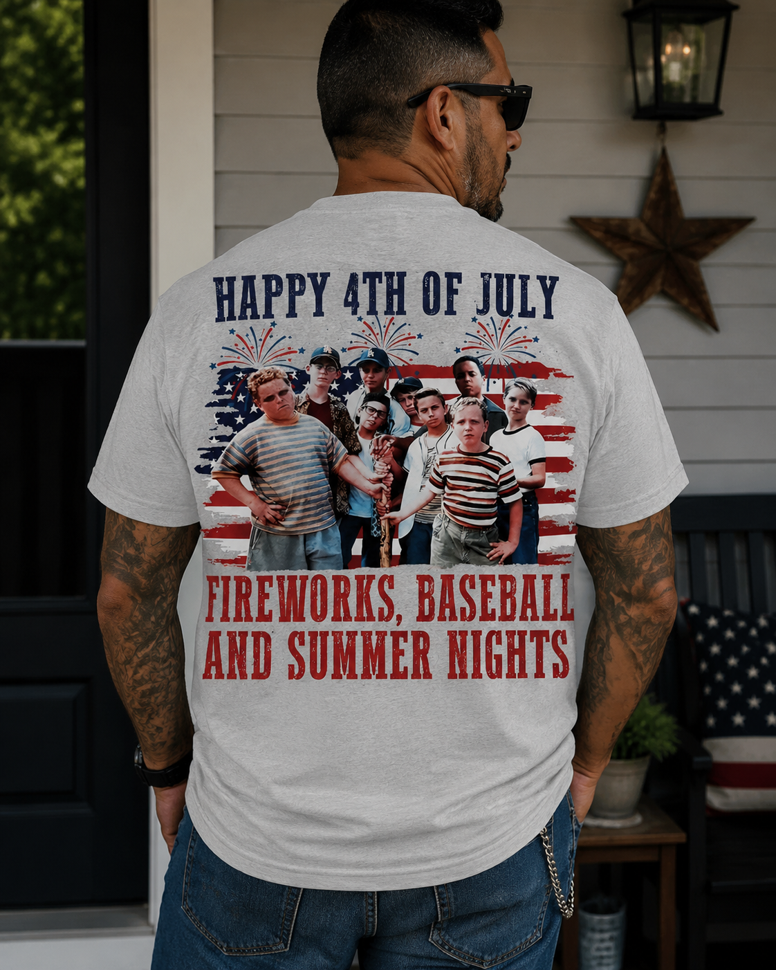 Fireworks, Baseball & Summer Nights Graphic T-Shirt – Vintage Americana Tee