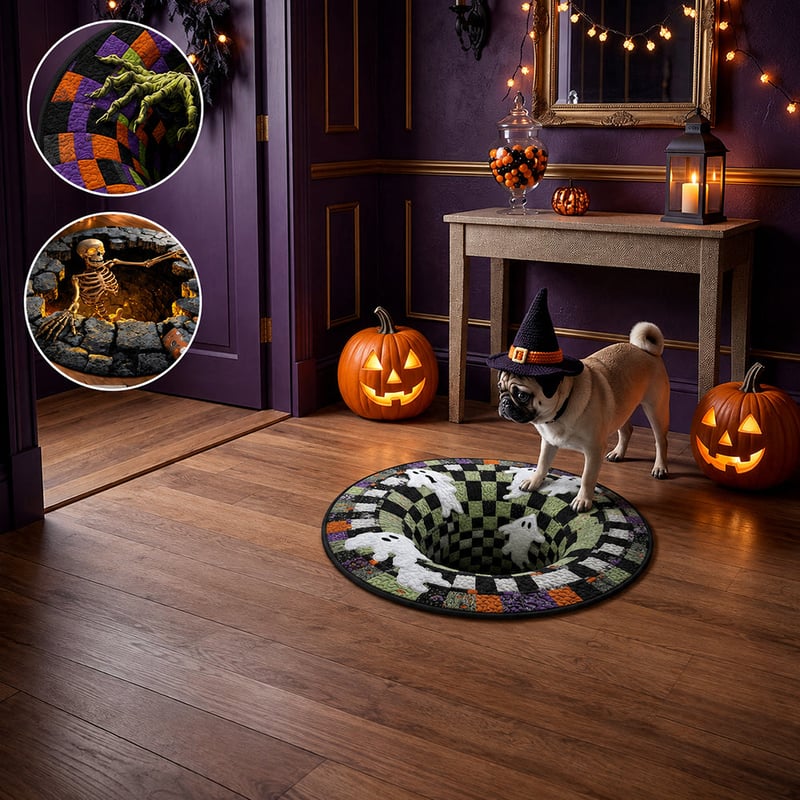 Halloween Round Rug