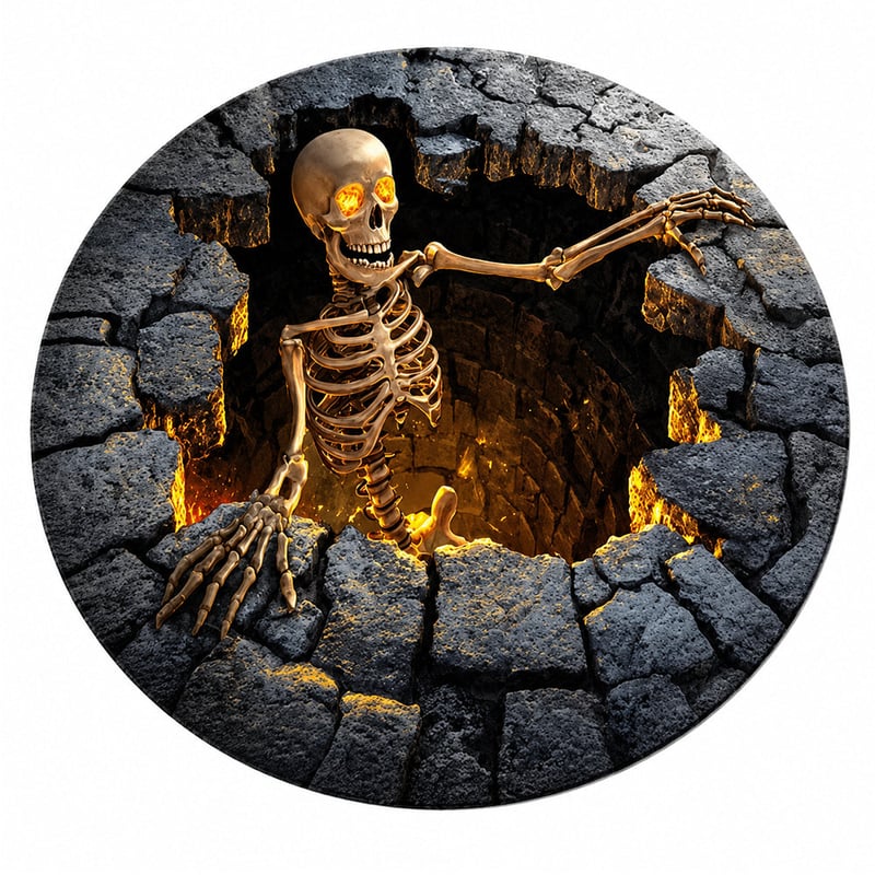 Halloween Round Rug