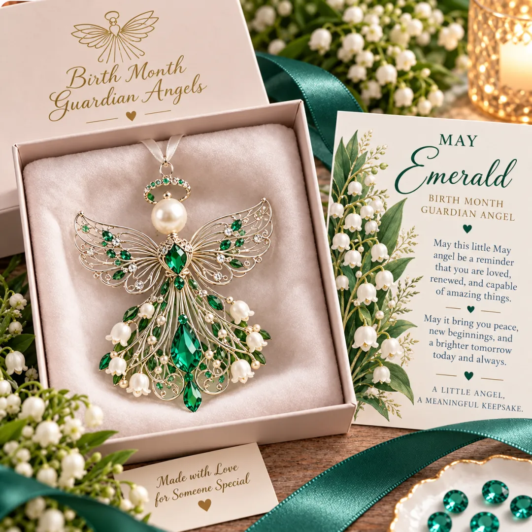 Ifchooseu - ✨👼 Birth Month Guardian Angels — An Angel Chosen Just for You - Christmas Tree Hanging Ornaments