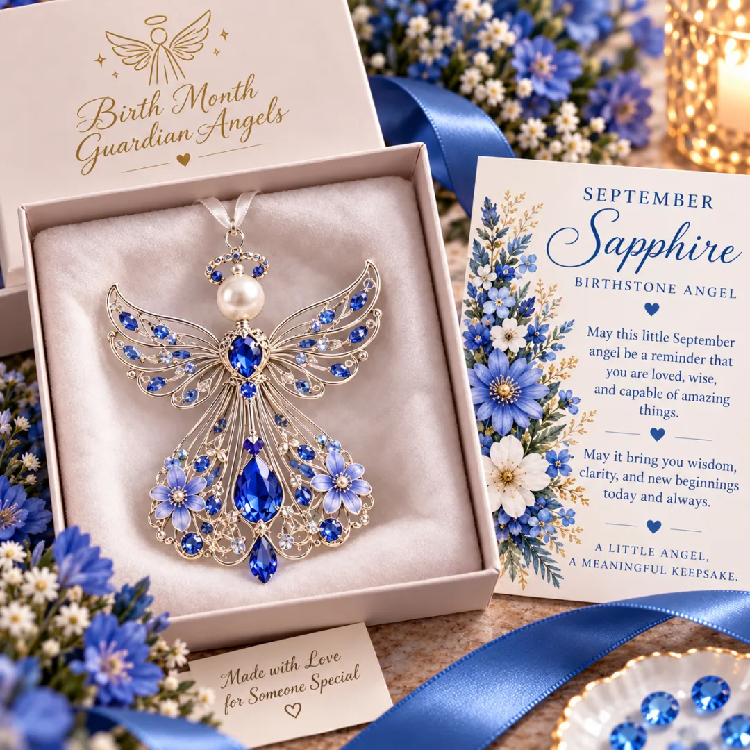 Ifchooseu - ✨👼 Birth Month Guardian Angels — An Angel Chosen Just for You - Christmas Tree Hanging Ornaments