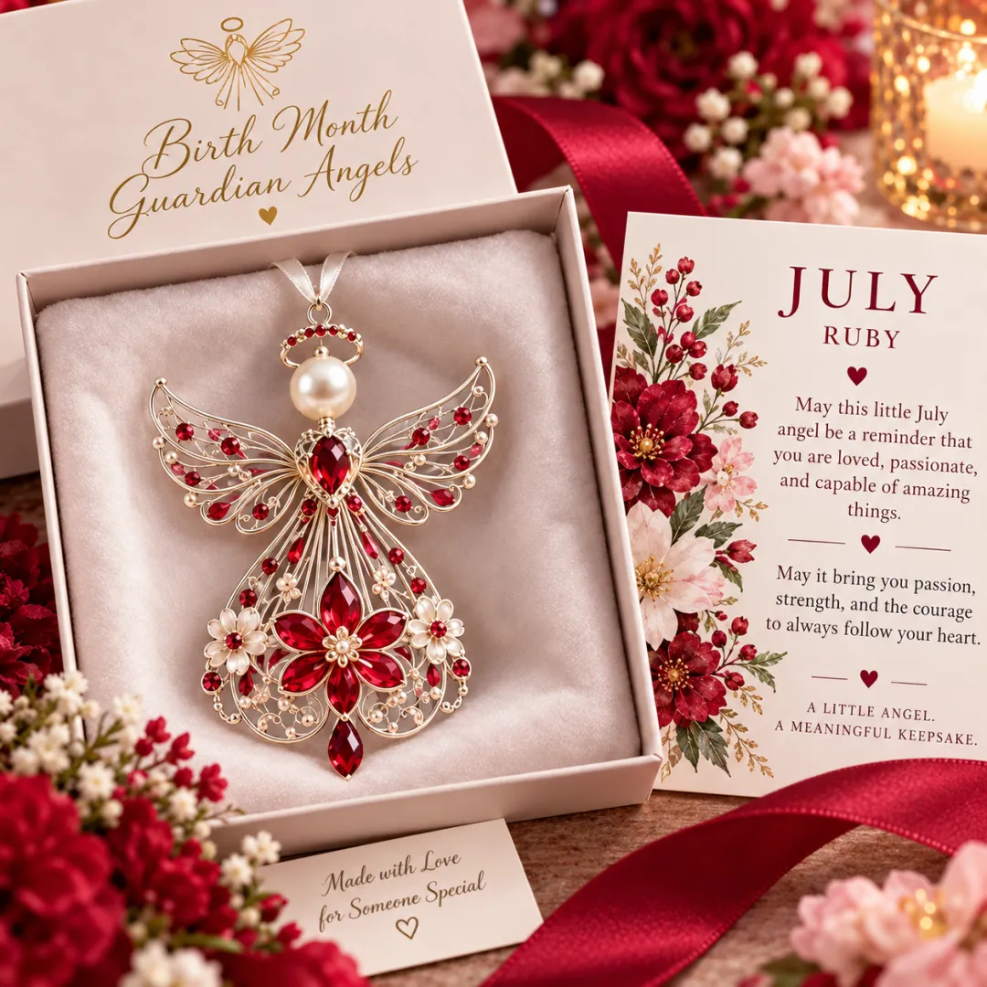 Ifchooseu - ✨👼 Birth Month Guardian Angels — An Angel Chosen Just for You - Christmas Tree Hanging Ornaments