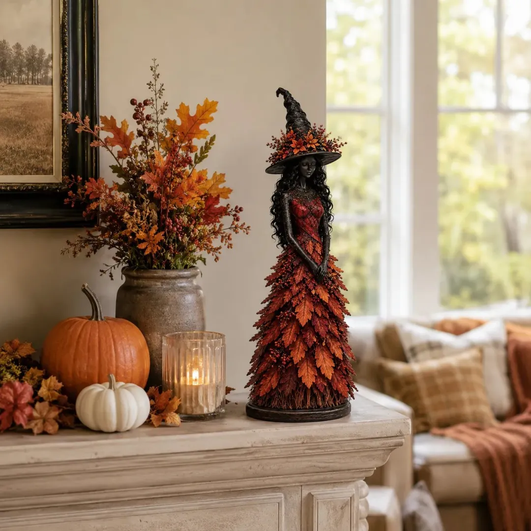 💥LAST DAY 50% OFF - 🧙 Enchanted Autumn Witch Figurine (📦Buy 2 Free Shipping)