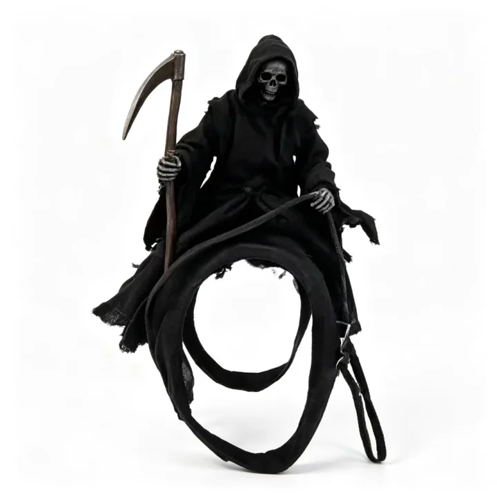 3D The Headless Horseman Rider/Reaper Of The Scythe Pet Costume For Halloween