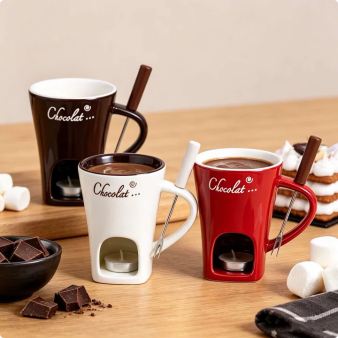 Ifchooseu - Romance In A Cup - For Chocolate, Cheese, Caramel Fondue