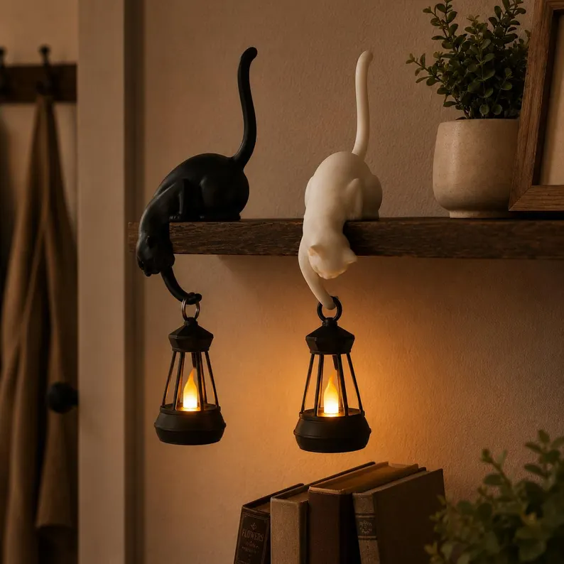 Ifchooseu - Cat Shelf Decor – Unique Teacher & Reader Gift