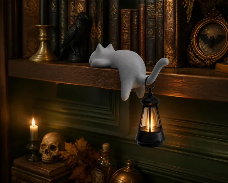 Ifchooseu - Cat Shelf Decor – Unique Teacher & Reader Gift