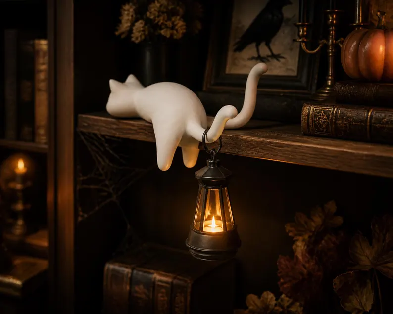 Ifchooseu - Cat Shelf Decor – Unique Teacher & Reader Gift