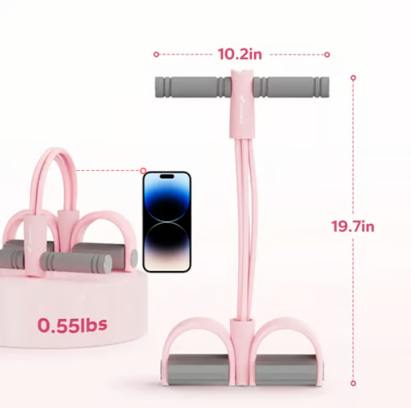 NEW ARRIVING Multifunction Pedal Resistance Band🏋️ Pedal Resistance Band Multifunction Tension Rope Elastic Yoga Pedal Puller Body Stretching Trainer Home Gym Workout Equipment
