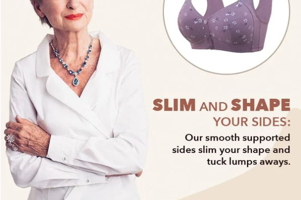 Printing & Solid Colors Comfortable And Convenient Front Button Bra