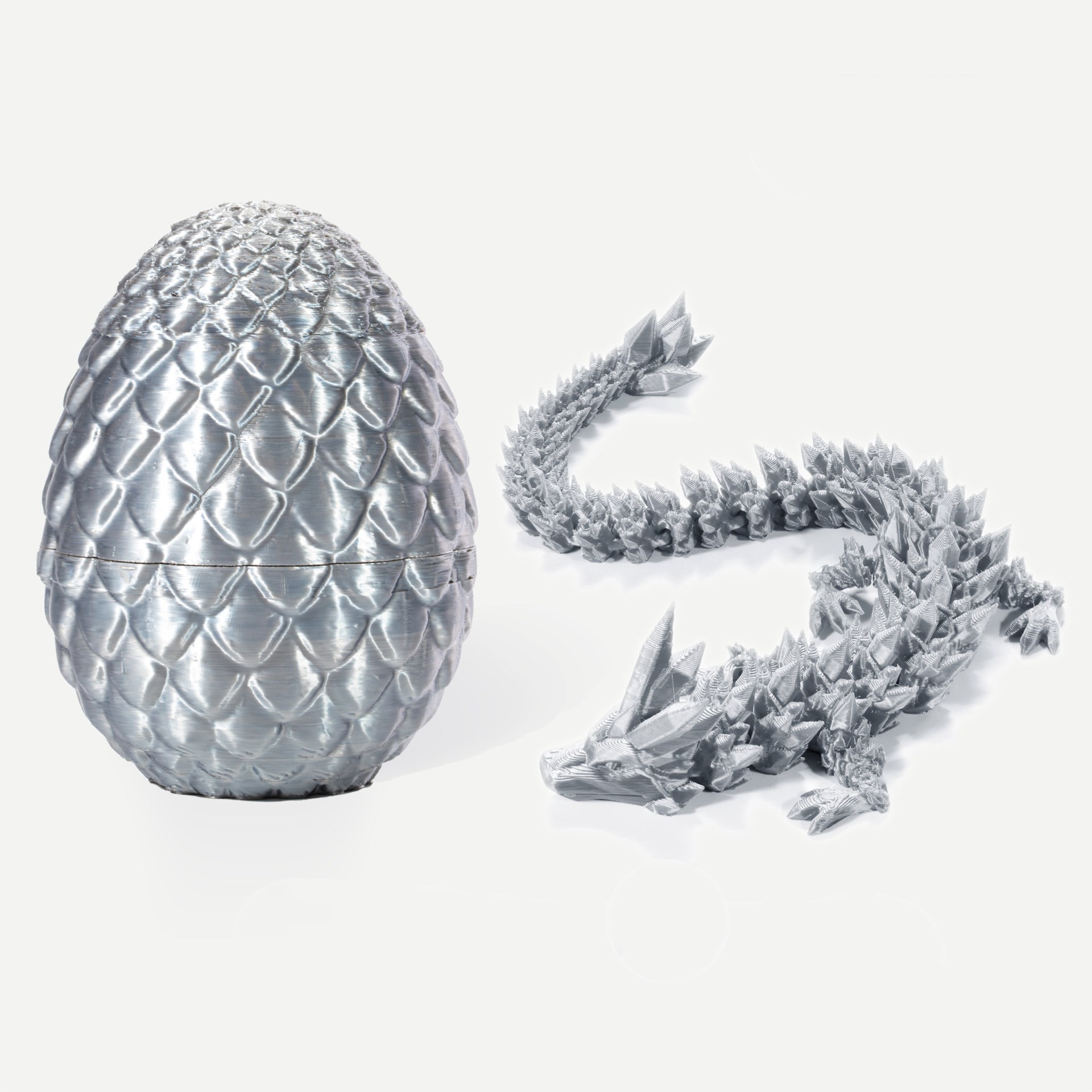 🐉3D-Printed Articulated Crystal Dragon