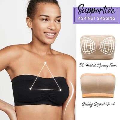 Full Support Seamless Bandeau Bra