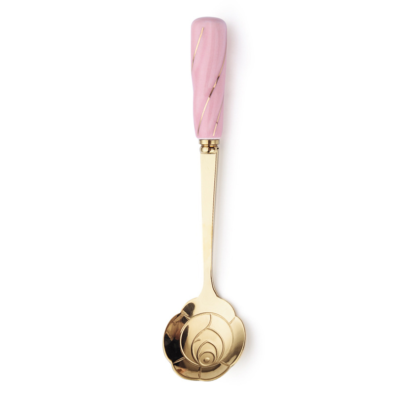 Anti-scald tea spoon with ceramic handle🎁Sweet gift for sisters
