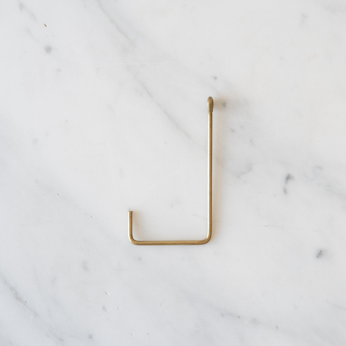 brass single hook – medium