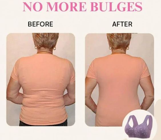 Printing & Solid Colors Comfortable And Convenient Front Button Bra