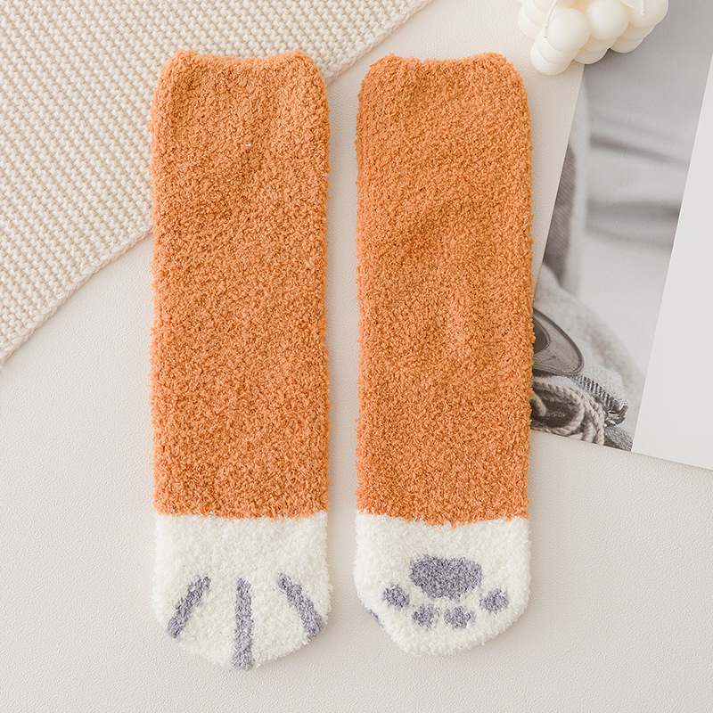 Cute Cat Claw Socks -Pink Laura