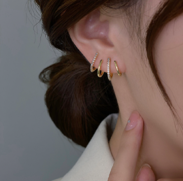 🌹Shiny Crystal Earrings