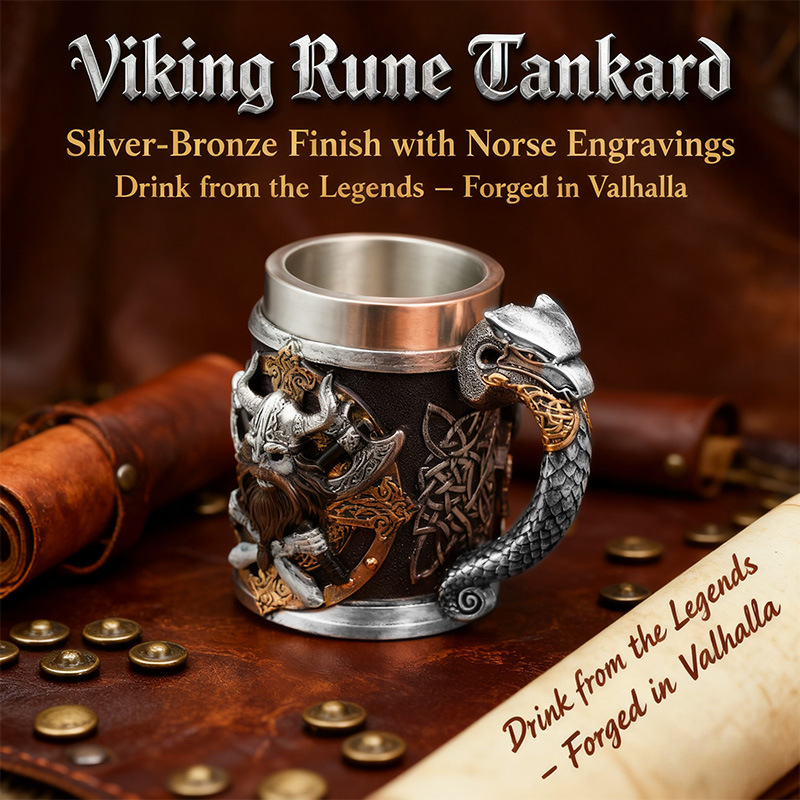 ⚔️ Viking Duel Tankard: Drink Like a Legend, Forged in Valhalla