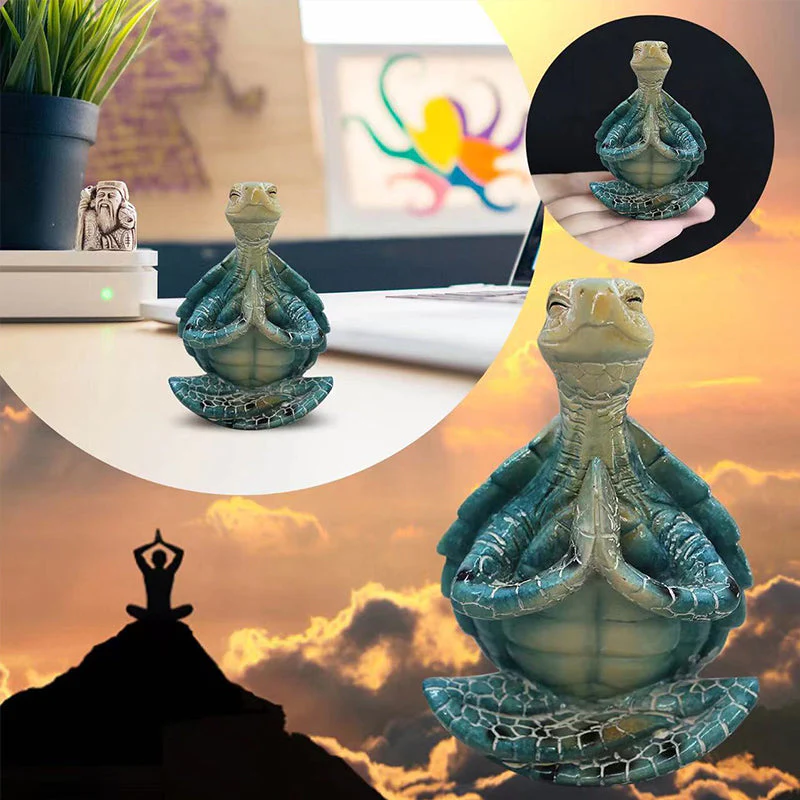 Yoga Turtle Home Decoration Ornament