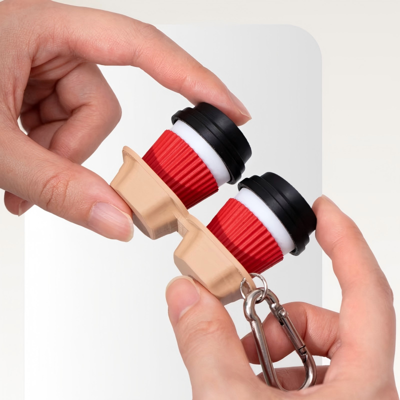 Mini Takeaway Coffee Cup Keychain | Portable Coffee Capsule Storage Holder