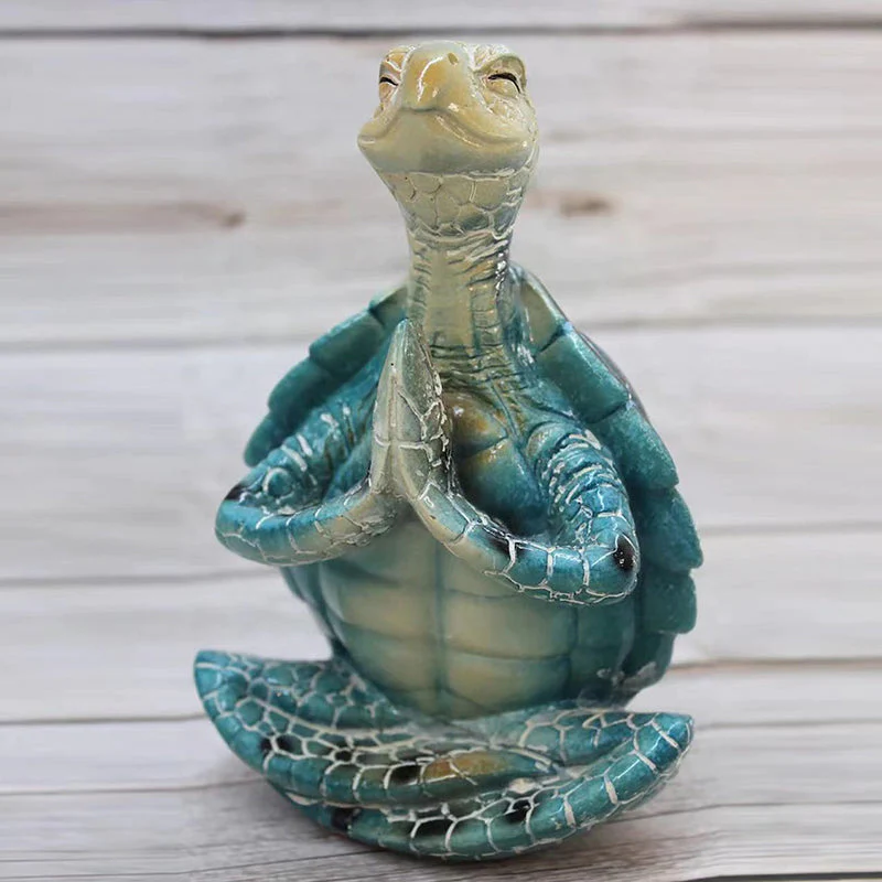 Yoga Turtle Home Decoration Ornament