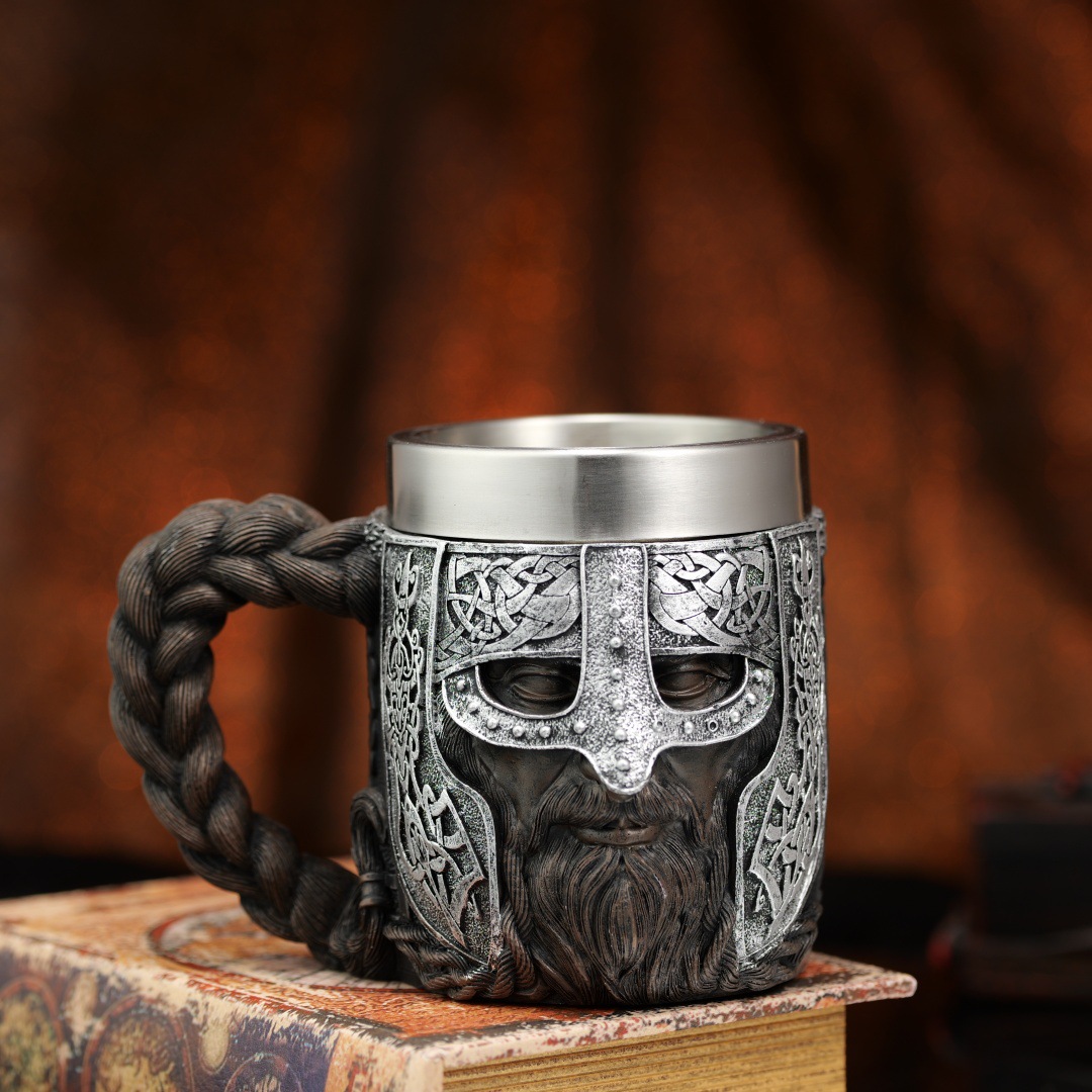🍺 Viking Warrior Mug: Drink Like a Legend, Live Like a Raider