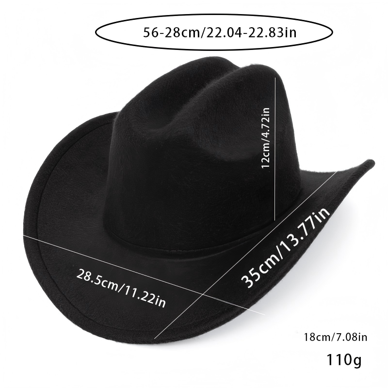 USA 250th Anniversary 1776-2026 Patriotic Western Cowboy Hat | Limited Commemorative Felt Cowboy Cap