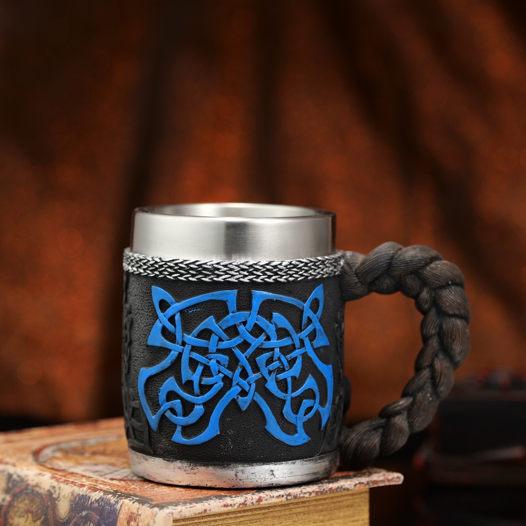 🍺 Viking Warrior Mug: Drink Like a Legend, Live Like a Raider