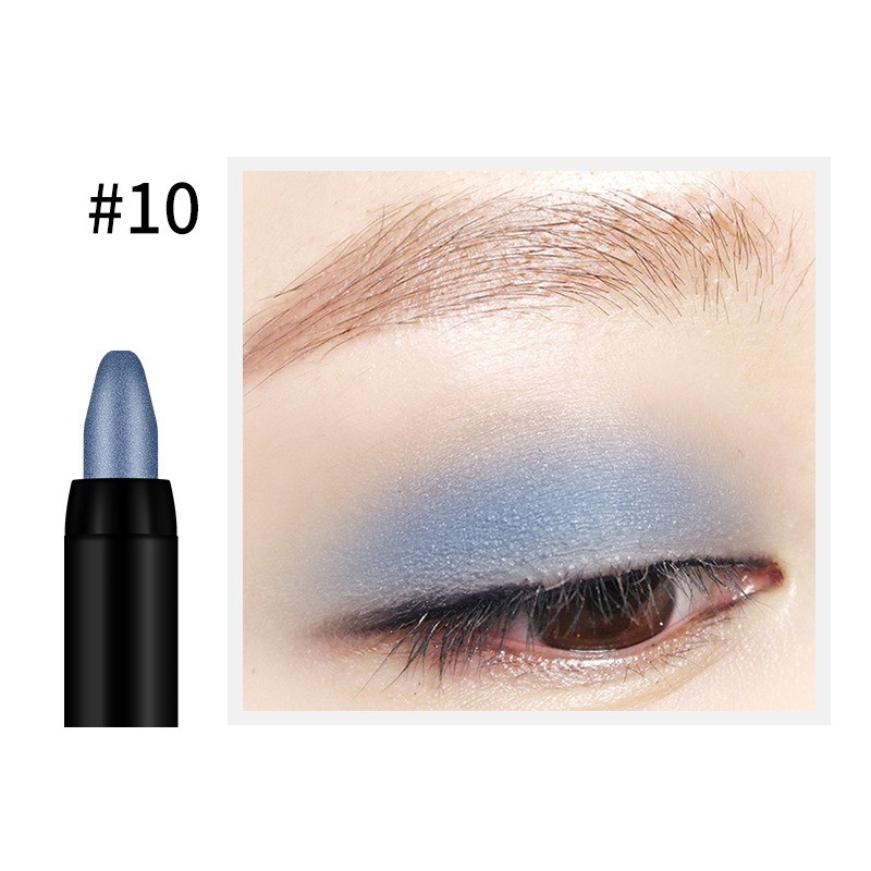 15 Color Highlighter Eyeshadow Pencil Waterproof Glitter Eye Shadow Eyeliner Pen