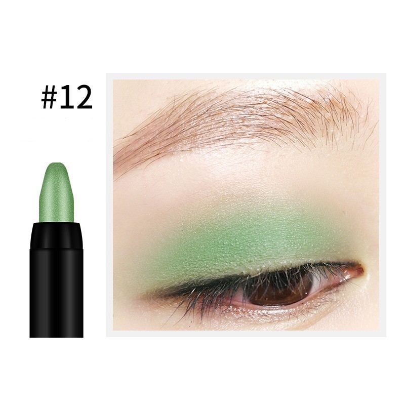 15 Color Highlighter Eyeshadow Pencil Waterproof Glitter Eye Shadow Eyeliner Pen