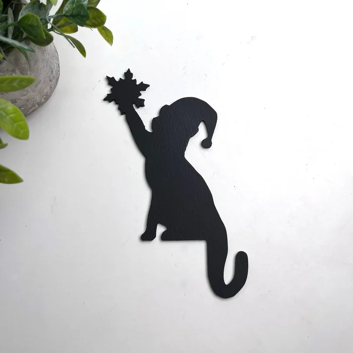 Halloween Black Cat Door Corner Sign Decoration