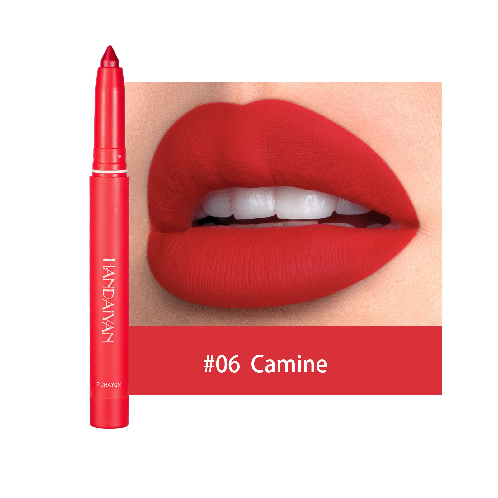 HANDAIYAN™12 Color Rotating Sharpenable Matte Lipstick Pencils