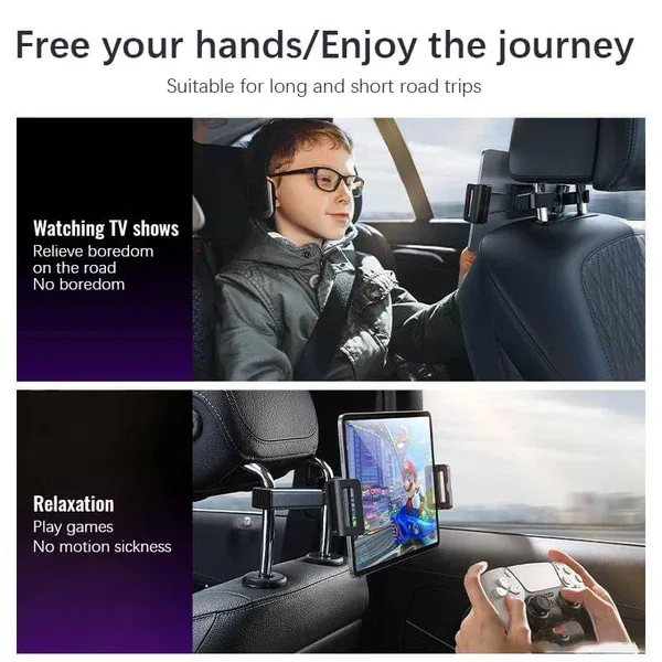 Rotatable Retractable Multifunctional Car Phone Holder